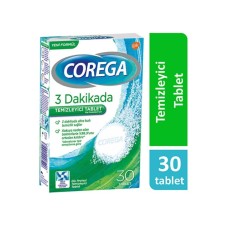 Corega Temizleyici Tablet 30'Lu Diş Beyazlatma Ürünü