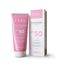The Ceel Leke Karşıtı Ton Eşitleyen Spf 50 Pembe Renkli Güneş Kremi Glutatyon, Hyaluronik Asit Etki